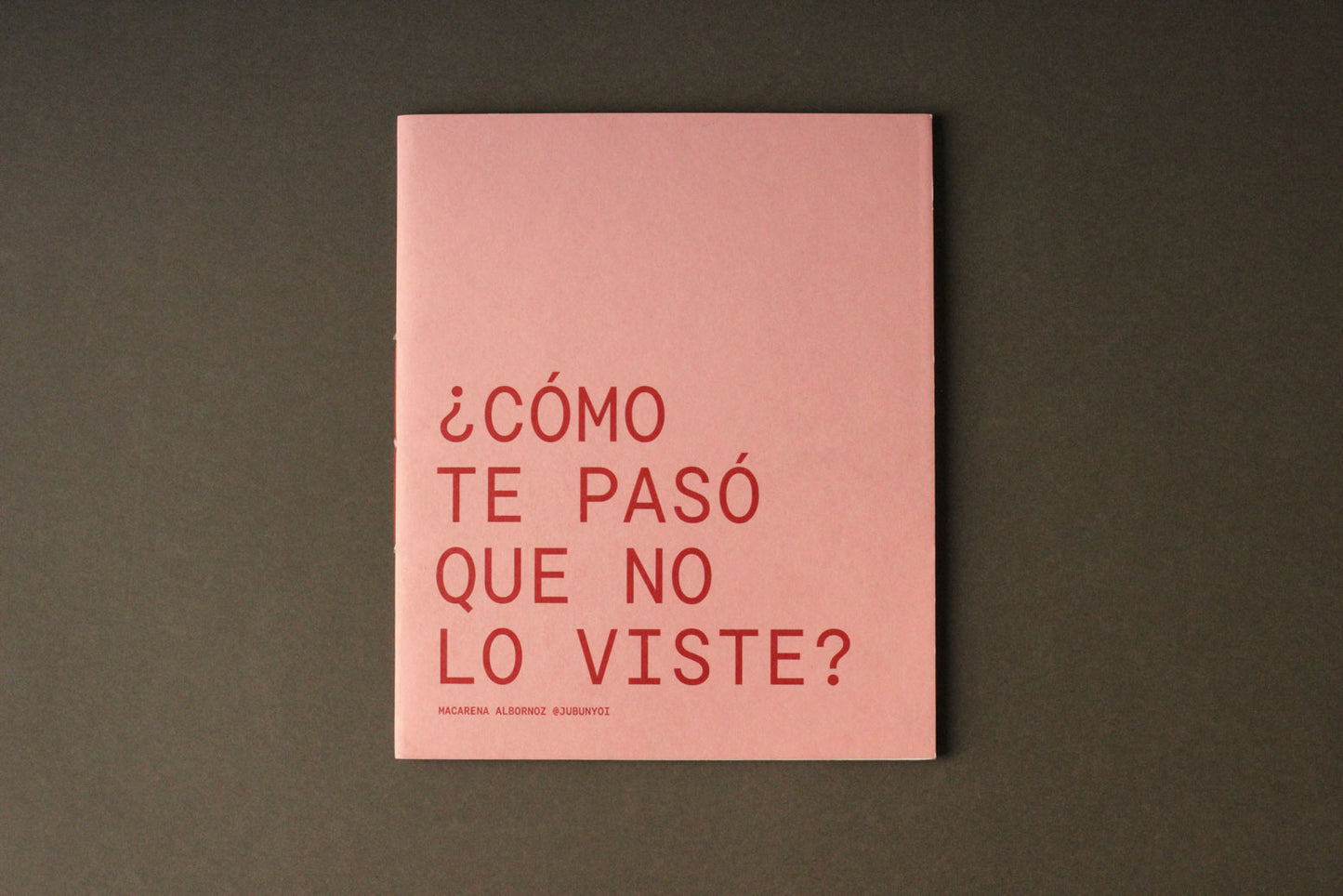 ¿Cómo te pasó que no lo viste? Macarena Albornoz