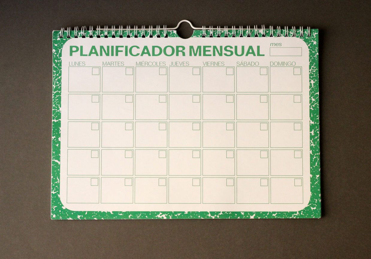 Planificador mensual