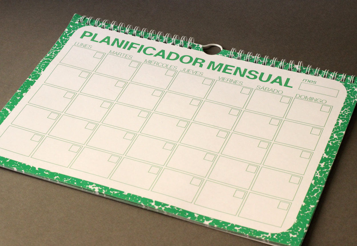 Planificador mensual